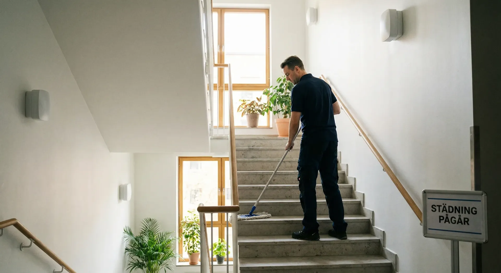 Trappstädning i Göteborg | Rena trapphus för BRF och fastigheter